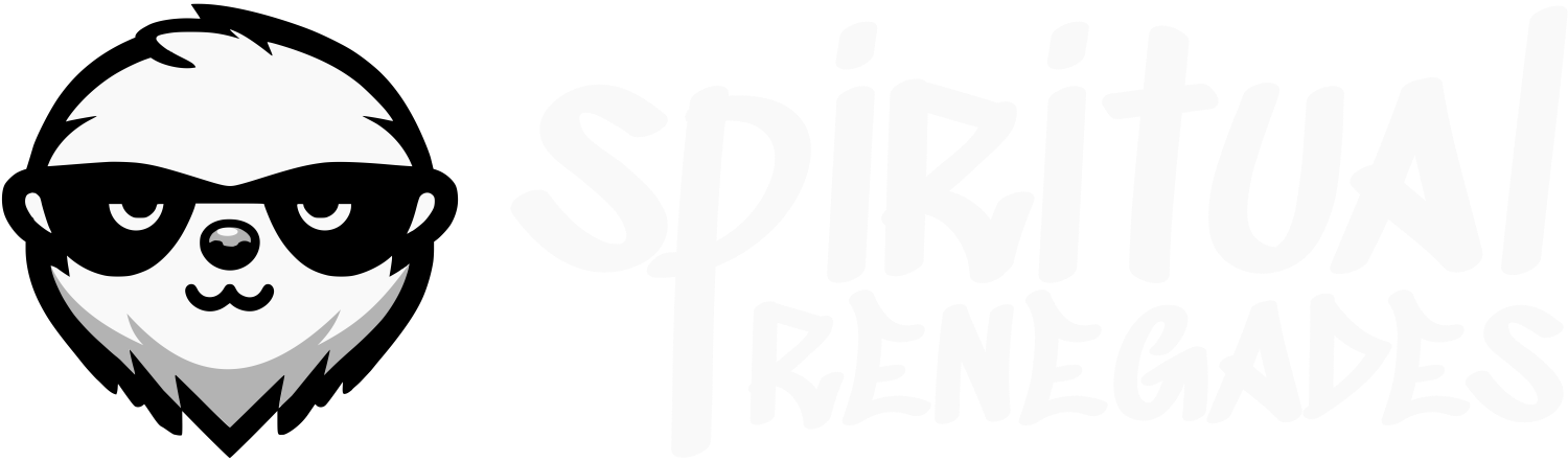 Spiritual Renegades Logo: A sloth with dark glasses